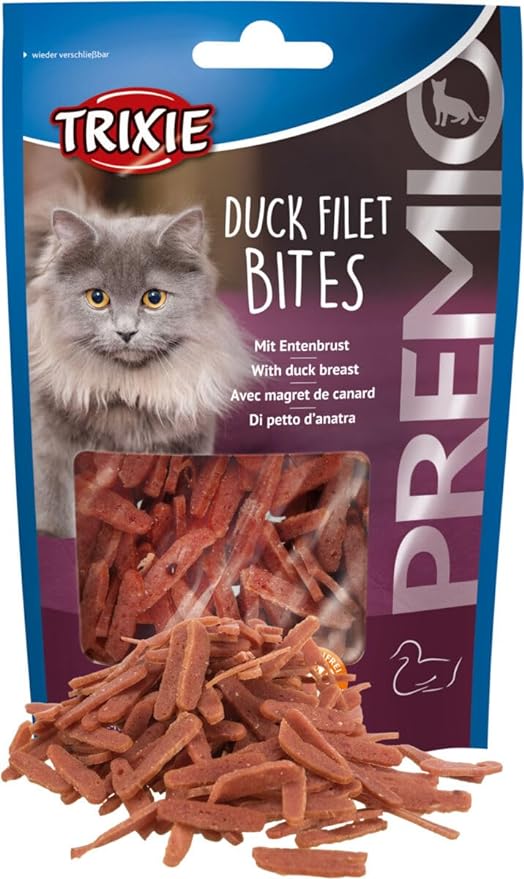 Trixie PREMIO Duck Fillet Bites Treat for Cat 50g