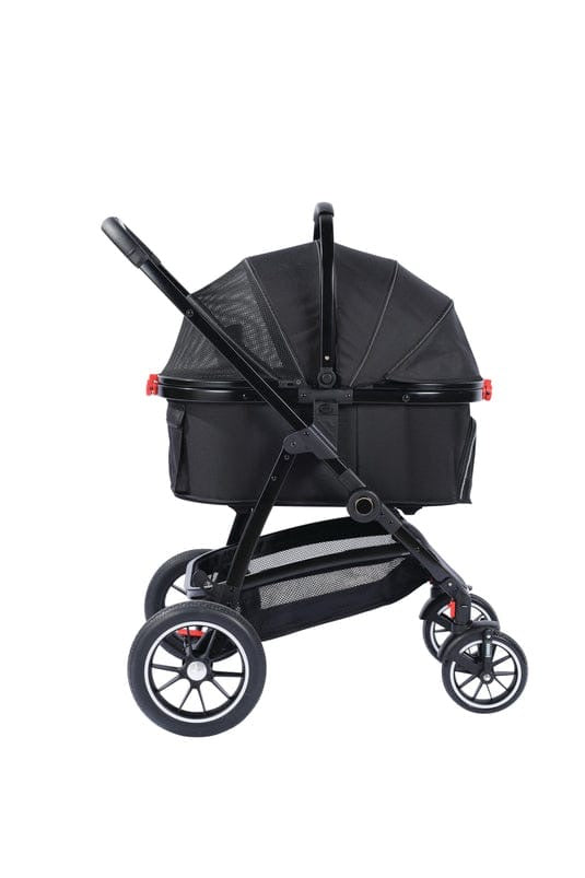 M-pets Conquest Detachable Pet Stroller 171x57.5x101cm for upto 25kg Dogs & Cats