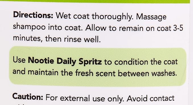 Nootie Soothing Aloe & Oatmeal Cucumber Melon Shampoo For Dog & Cat 3.78L