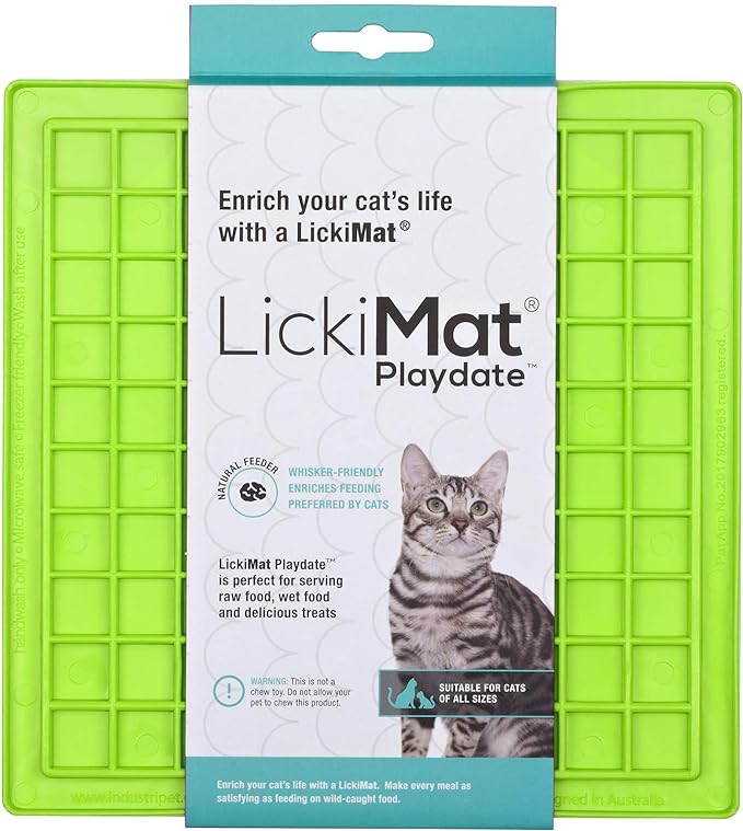 LickiMat Playdate Slow Feeder For Cat 20x1x20cm