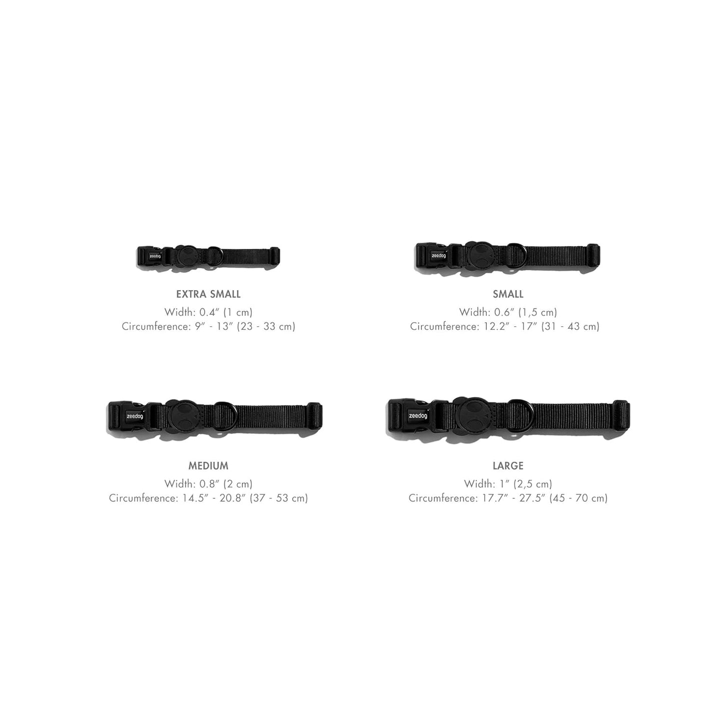 Zee dog Blocks Adjustable Dog Collar