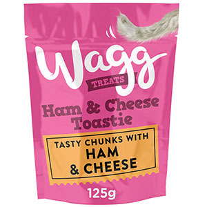 Wagg Treats  Ham&Cheese Toastie 125G