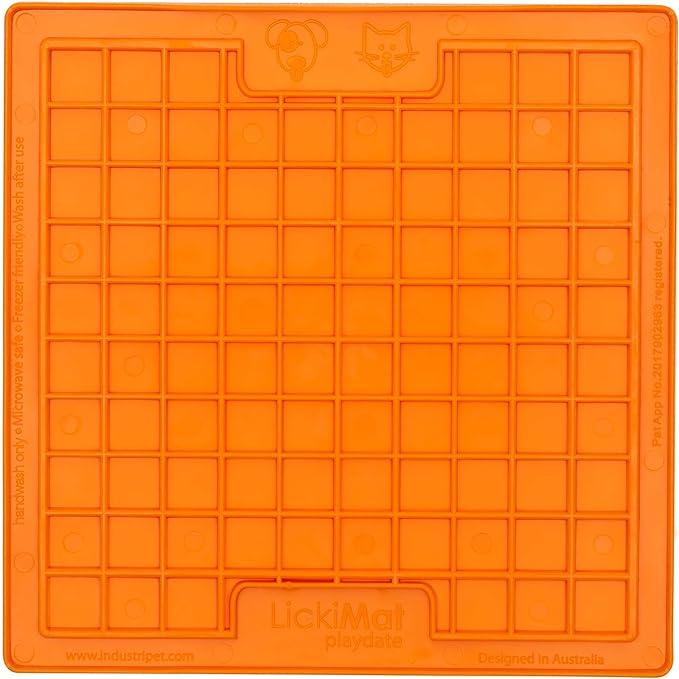 LickiMat Playdate Slow Feeder For Cat 20x1x20cm
