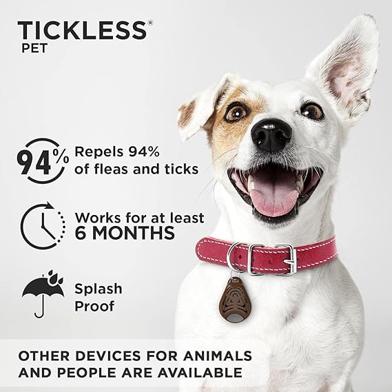 Tickless Pet Ultrasonic Tick & Flea Repeller Purple
