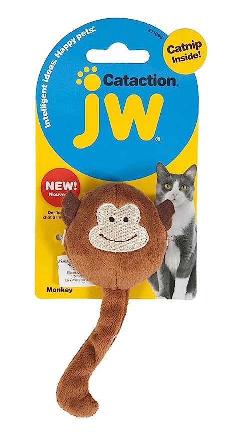 Petmate JW Monkey Singe Catnip Toy For Cat