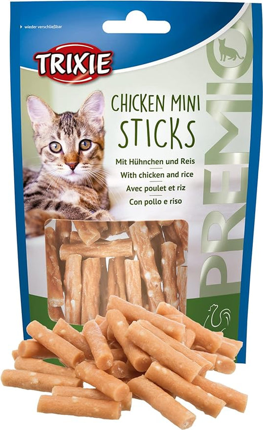 Trixie PREMIO Chicken Mini Stick Treat for Cat 50g