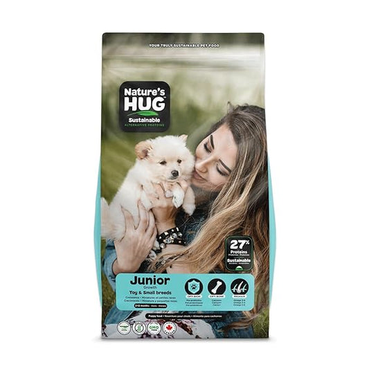 Nature's Hug Junior Growth Puppy Food for Toy & Small Breed Vegan & Plant Based | Vegetarian & Sustainable Based Dry Dog Food