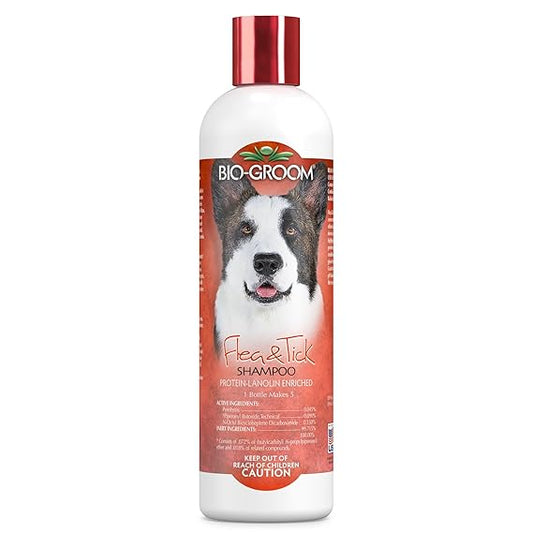 Bio-Groom Flea and Tick Dog/Cat Conditioning Shampoo 355ml