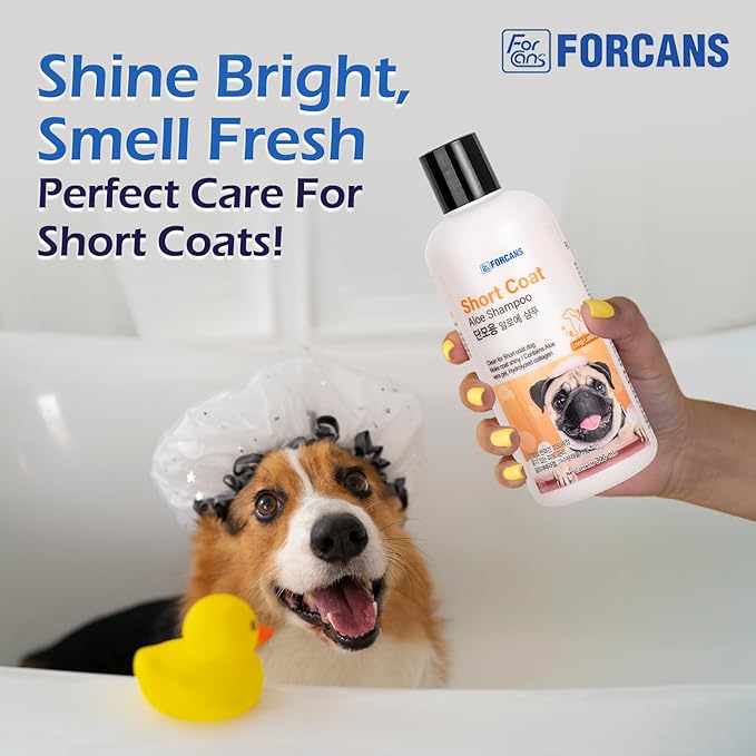 Forbis Forcans Short Coat Aloe Shampoo for Dogs 300ml