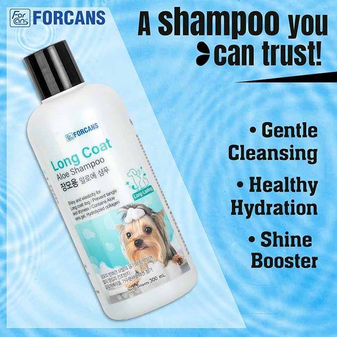 Forbis Forcans Long Coat Aloe Shampoo for Dog 300ml