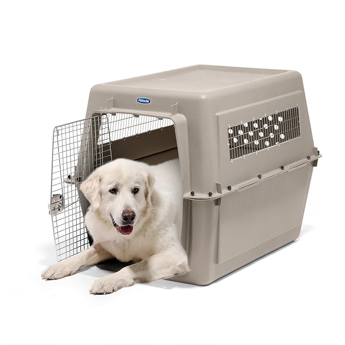 Petmate Ultra Vari Kennel Traditional 48" Interior Dimensions I 44" L x 29" W x 32.5" H (IATA Approved)