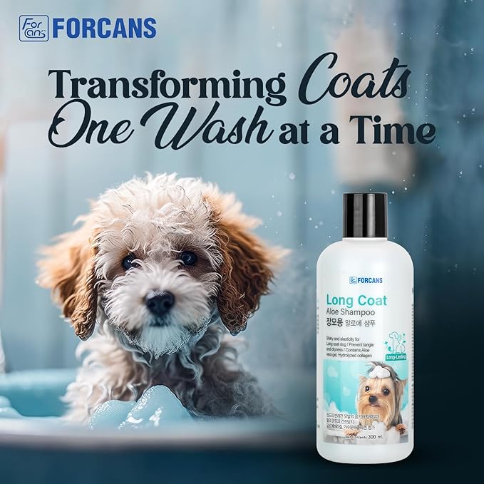 Forbis Forcans Long Coat Aloe Shampoo for Dog 300ml