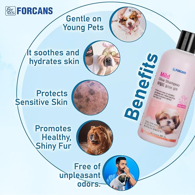 Forbis Forcans Mild Oilve Shampoo for Dogs 300ml