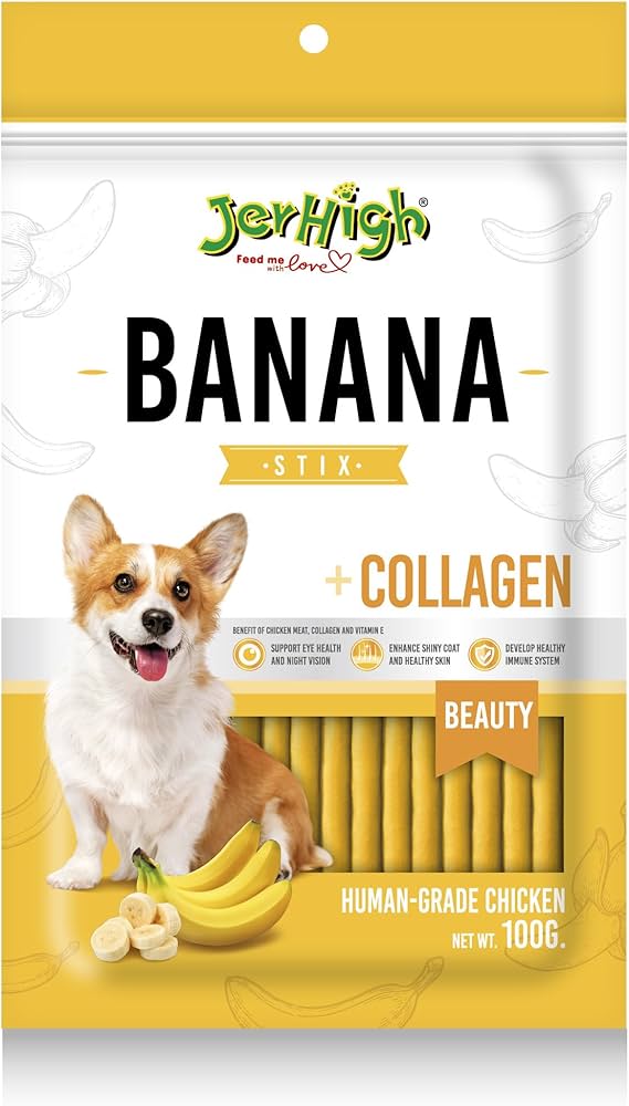 Jer High Banana Chicken Stick For Dogs