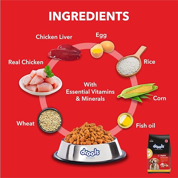 Drools Chicken and Egg Puppy Dry Dog Food