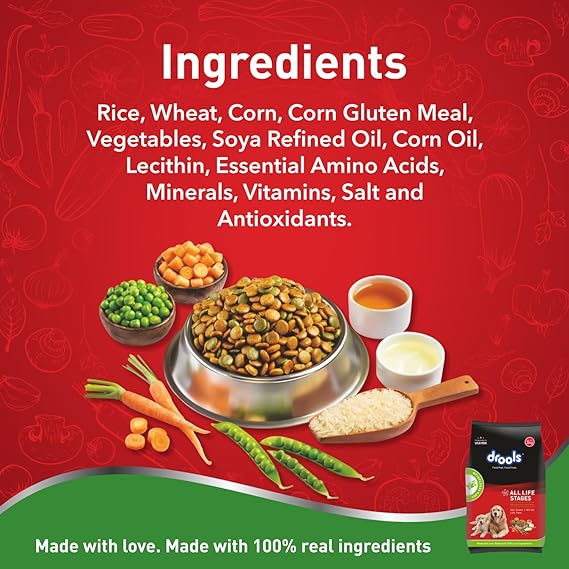 Drools All Life Stages Vegetarian & Sustainable Based Dog Food