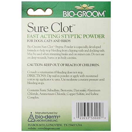 Bio-Groom Sure Clot Syptic Powder 14g