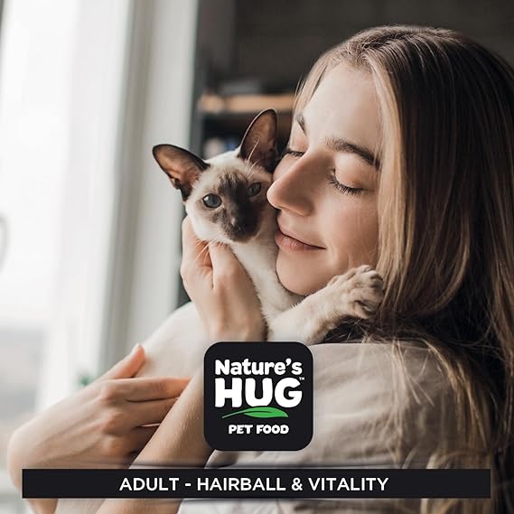 Nature's Hug Cat Indoor Hairball Vegan & Plant Based | Vegetarian & Sustainable Based Dry Cat Food 4.54 kg