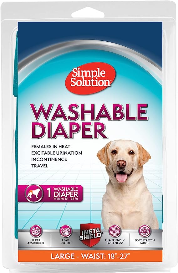 Simple Solution Washable Diapers for Female Dogs