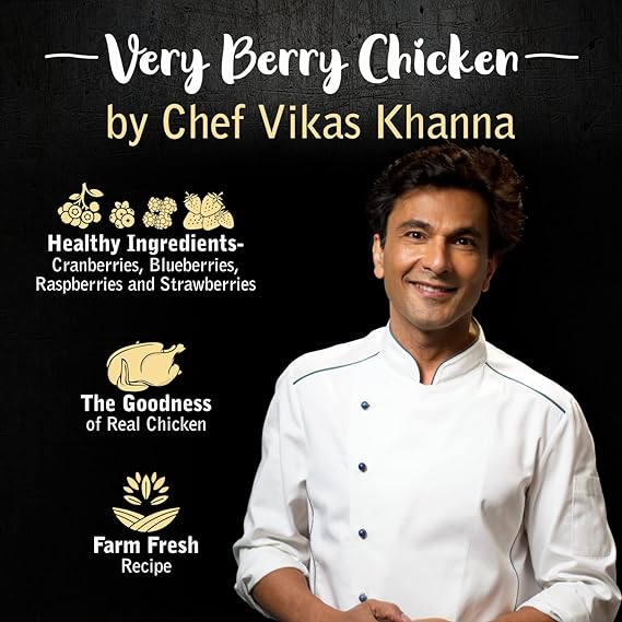 Drools Gourmet Bites Chicken Chunks in Gravy Puppy Wet Dog Food Vikas Khanna's Recipe 150g (Pack of 15)