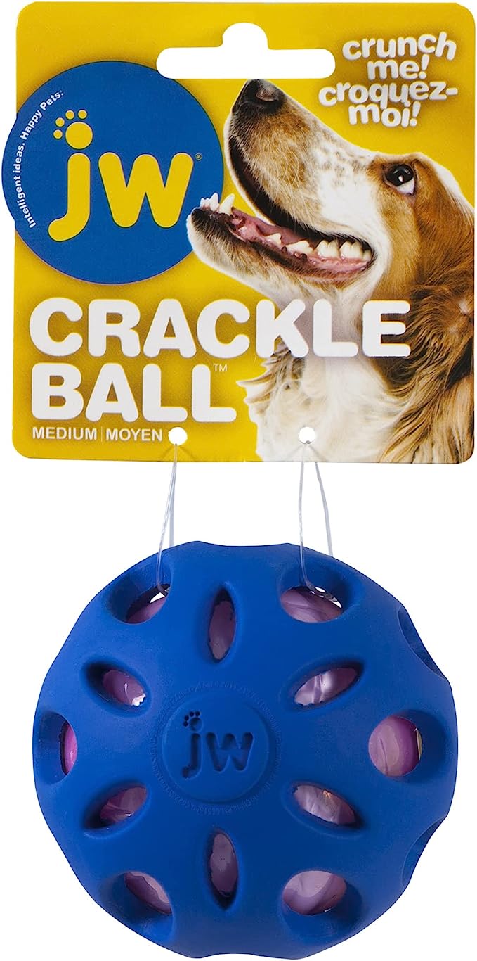 Petmate JW Crackle Heads Toy For Dogs Assorted Colors