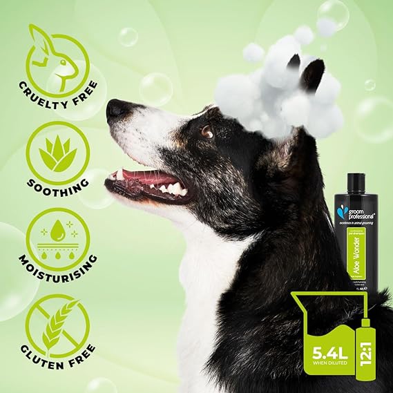 Groom Professional Aloe Wonder Dog Shampoo 450ml