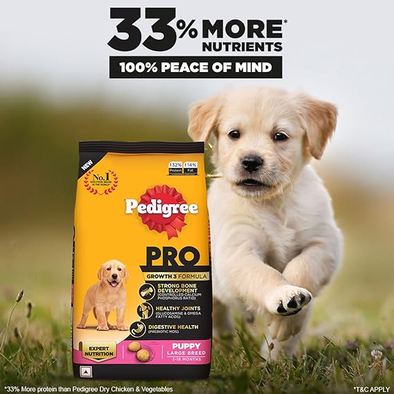 Pedigree Pro Puppy Large Breed (3-18 months) Dry Dog Food
