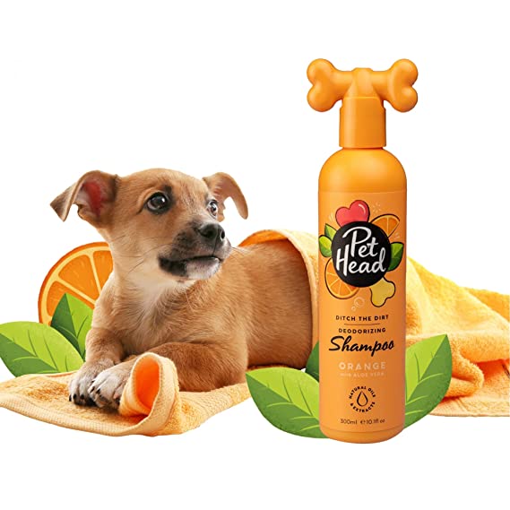 Pet Head Ditch The Dirt Deodorizing Shampoo Orange with Aloe Vera 300ml