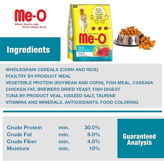 Me-O Adult Tuna Dry Cat Food