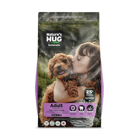 Nature's Hug Adult Maintenance for Toy & Small Breed Vegan & Plant Based | Vegetarian & Sustainable Based Dry Dog Food