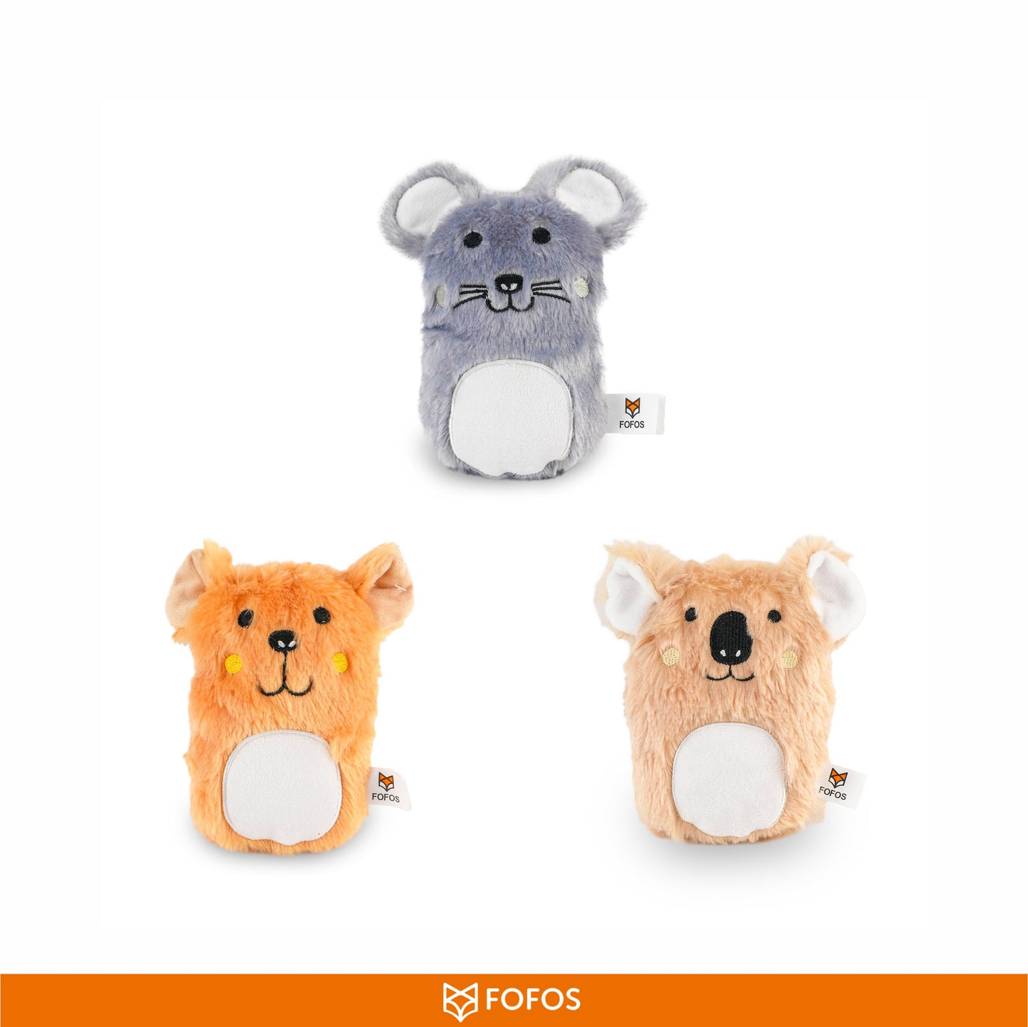 FOFOS Puppy Plush Toys (Mix) 18 x 14 x 5 cm
