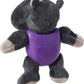 Gigwi I'm Hero Hippo Grey Squeaker Plush Toy for Dog Medium
