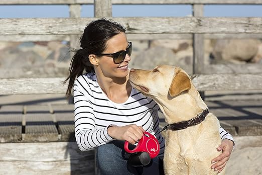 Flexi New Classic Retractable Dog Leash Black 8m Large