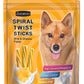 Goodies Spiral Twist Stix Milk & Cheese Treat For Dogs 450gm