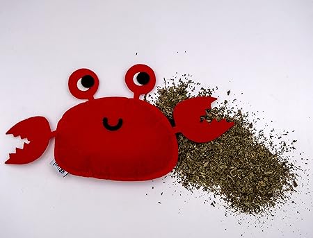 Hriku Catnip Toy Kekda Crab Red L