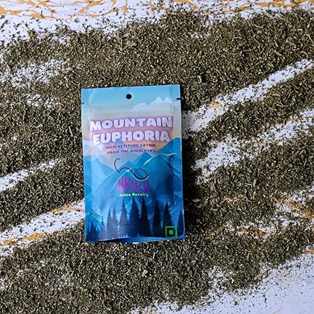 Hriku Mountain Euphoria Naturally Grown High Altitude Himalayan Catnip Treat for Cats