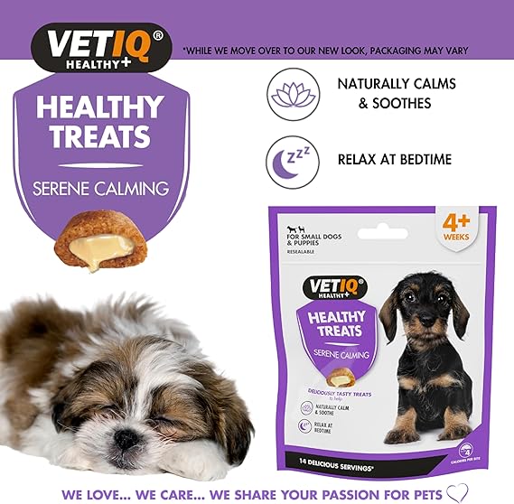 VETIQ Healthy Treats Calming Treats for Dogs & Puppies with Real Chicken 50gm