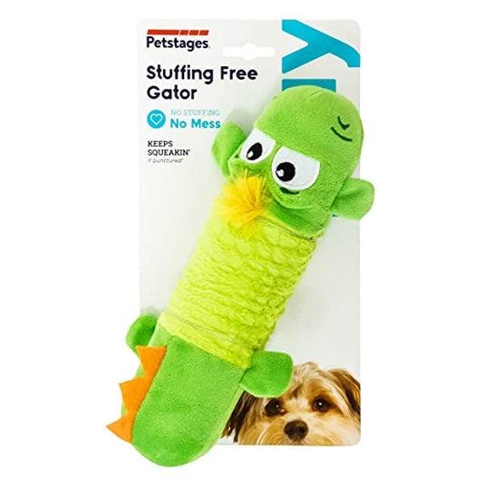 Petstages Stuffing Free Big Squeak Gator 25cm