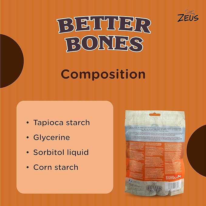 Zeus Better Bone Chicken Rosemary & Thyme Flavor for Dogs 10pcs