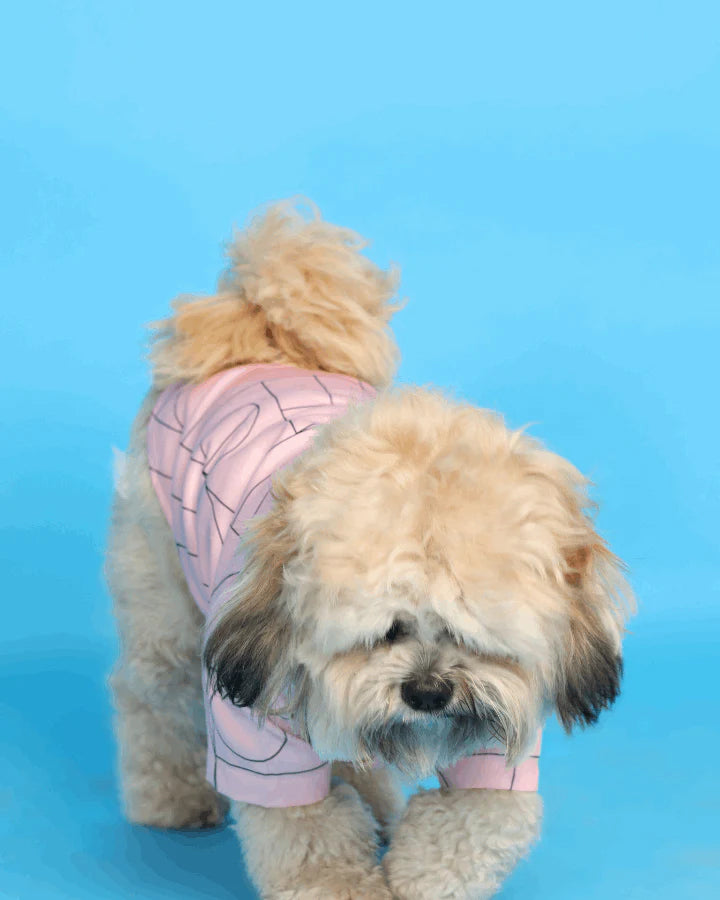 15 Furries Pink Satin Dog Shirt