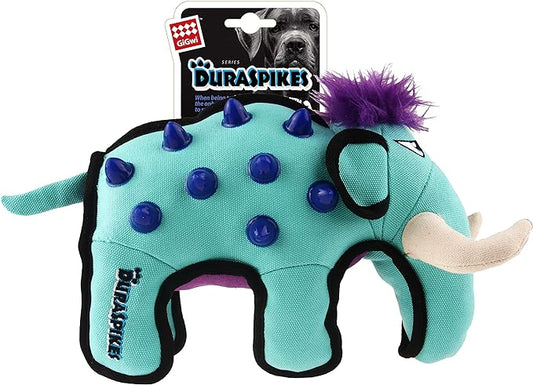 Gigwi Duraspikes Mammoth Blue Dog Toy 25x13x22cm