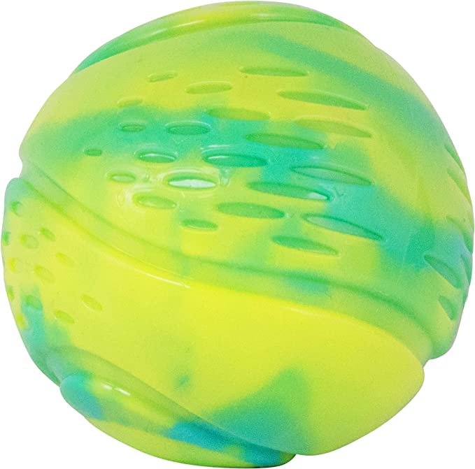 Petstages Squeeze & Grunt N' Punt Tennis Ball Dog Toy 3.25cm