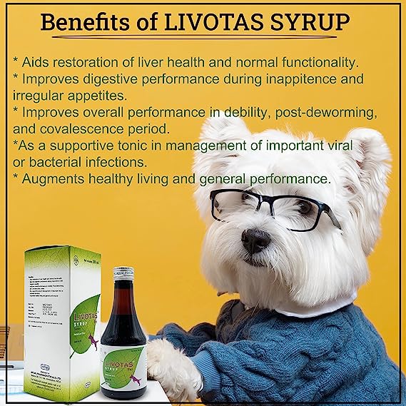 Intas Livotas Herbal Liver Tonic Syrups For Dog 200ml