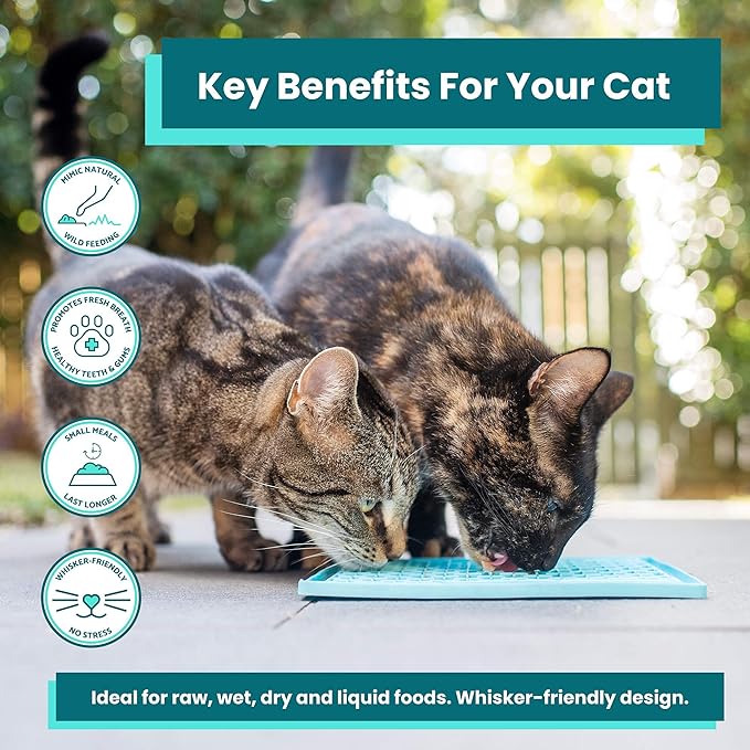 LickiMat Playdate Slow Feeder For Cat 20x1x20cm