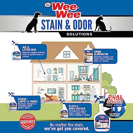 Four Paws Wee-Wee Carpet & Fabric SEVERE Stain & Odor Destroyer 946ml