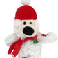 Kong Christmas Collection Holiday Softie Bear Cat Toy 3.30x9.65x16.91cm