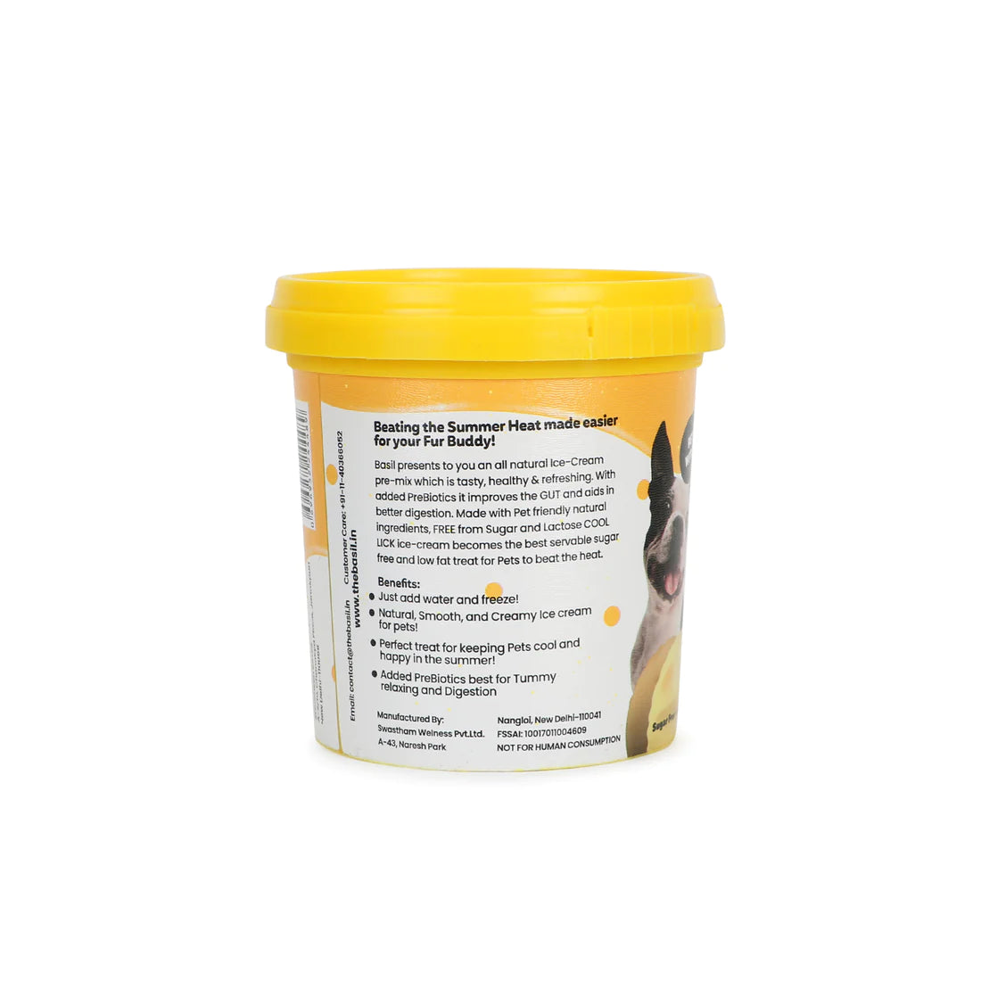 Basil Cool Lick Dog Ice-Cream Banana & Peanuts 35gm Pack of 2