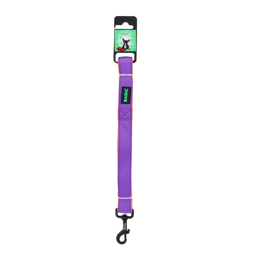 Basil Padded Leash for Dogs & Puppies Purple/Orange