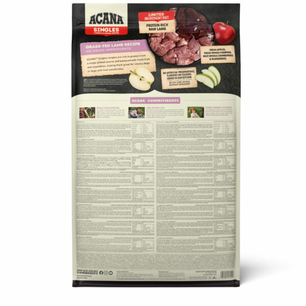 Acana Singles Grass-Fed Lamb Dry Dog Food - All Breeds & Ages