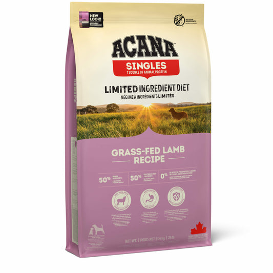 Acana Singles Grass-Fed Lamb Dry Dog Food - All Breeds & Ages